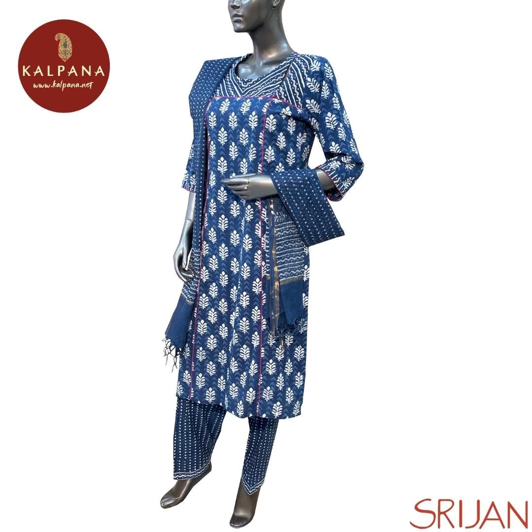 Indigo Princess Line Pure Cotton Salwar Kameez