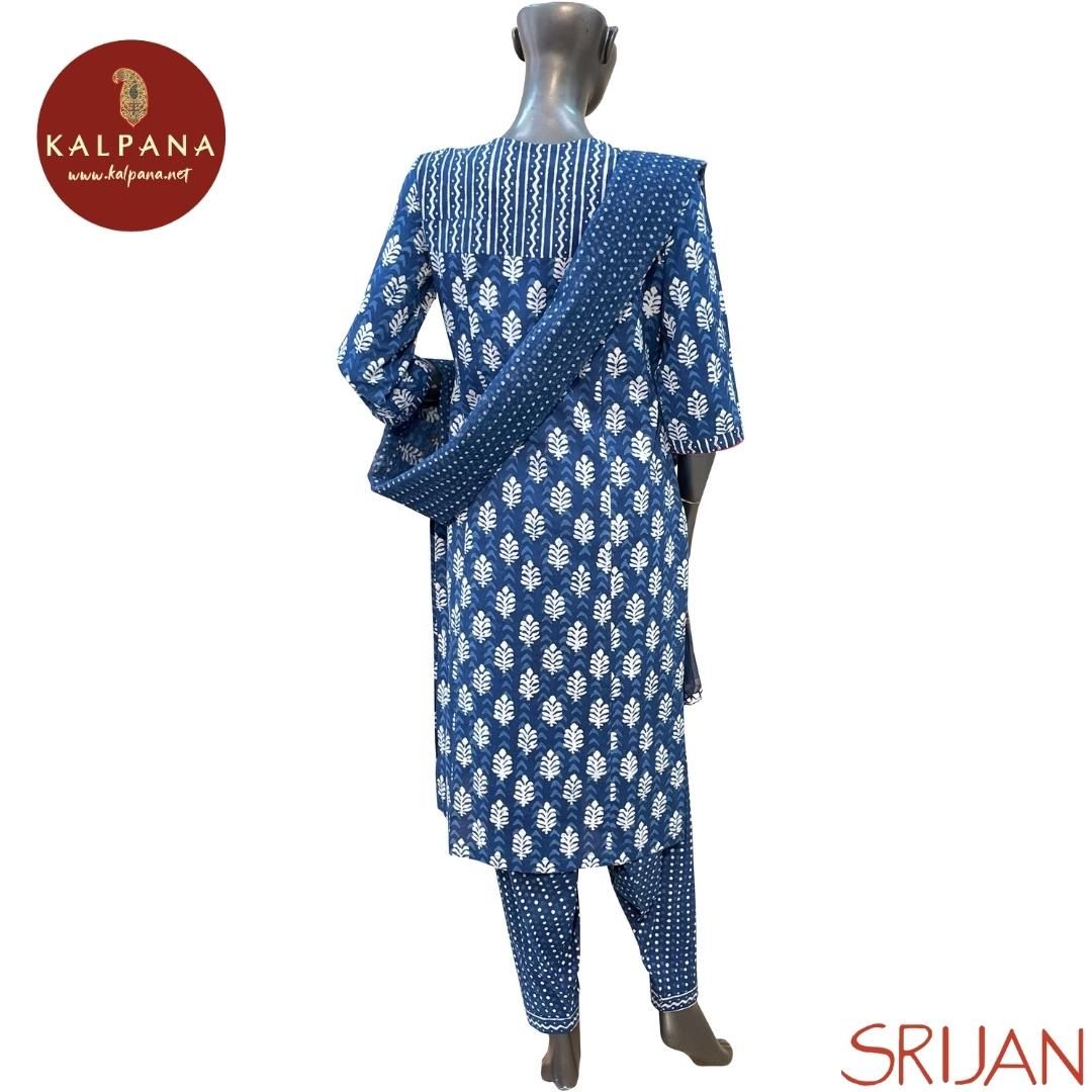 Indigo Princess Line Pure Cotton Salwar Kameez