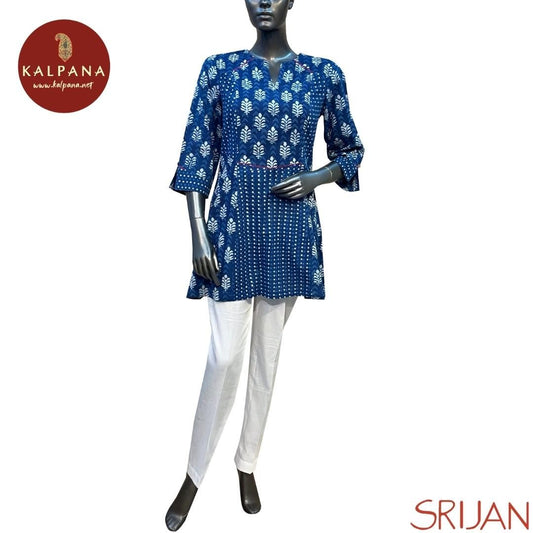 Indigo Small Kalidaar Pure Cotton Top. Perfect for Semi Formal Wear. Recommended for Summer season(s). Dry Clean Only
Country Of Origin:India
Weight: 300 gms
