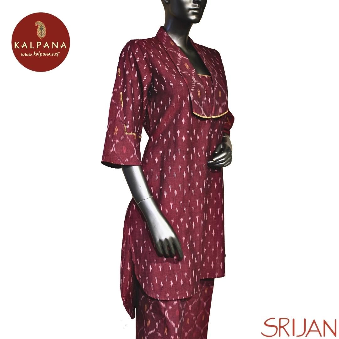 Ikat A Line Pure Cotton Co-ord Set