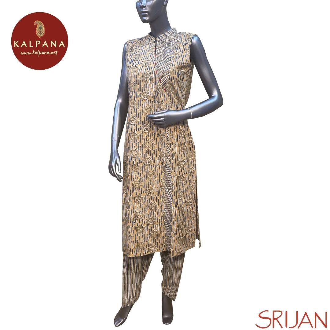 Kalamkari Angarakha Line Pure Cotton Co-ord Set
