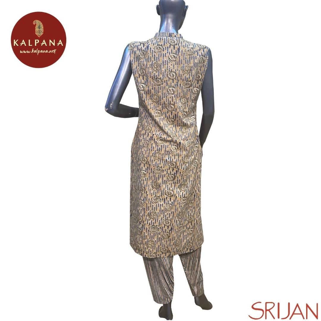 Kalamkari Angarakha Line Pure Cotton Co-ord Set - Kalpana