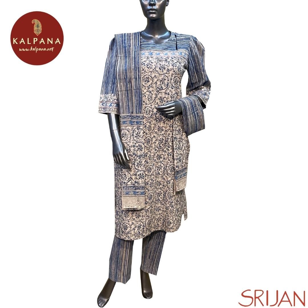 Top : Kalamkari Kaftan Pure Cotton Shirt with All Over Printed and Self Border.
Dupatta: It comes with Self matched Blue color Printed Malmal Dupatta with Printed Border.
Bottom : The Cotton Pant is Blue.
Perfect for Semi Formal Wear. Recommended for Summer season(s). Dry Clean Only
Country Of Origin:India
Weight: 350 gms
