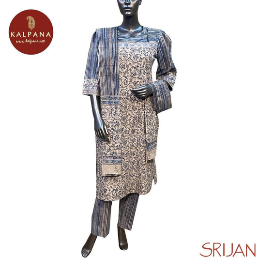 Top : Kalamkari Kaftan Pure Cotton Shirt with All Over Printed and Self Border.
Dupatta: It comes with Self matched Blue color Printed Malmal Dupatta with Printed Border.
Bottom : The Cotton Pant is Blue.
Perfect for Semi Formal Wear. Recommended for Summer season(s). Dry Clean Only
Country Of Origin:India
Weight: 350 gms