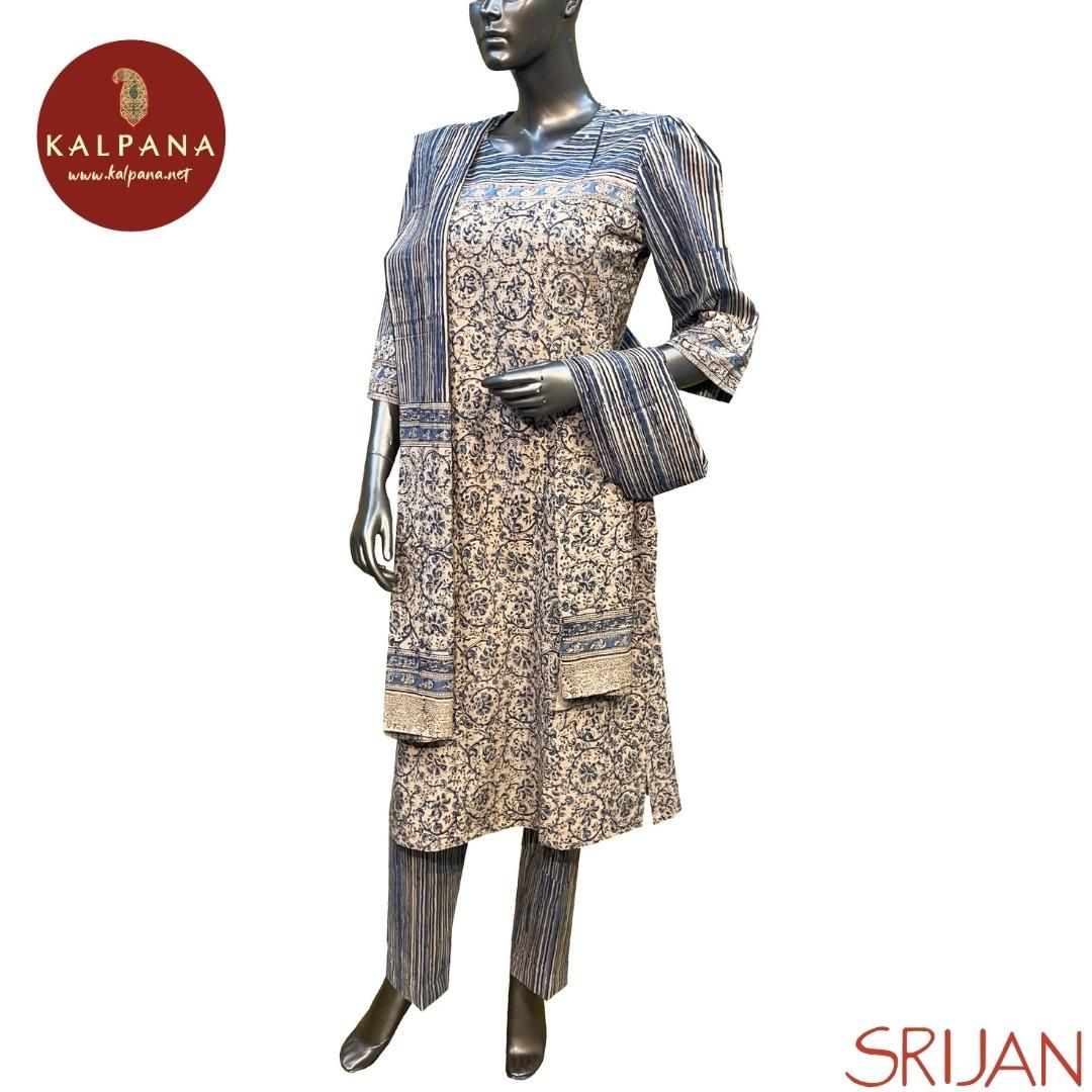 Kalamkari Kaftan Pure Cotton Salwar Kameez
