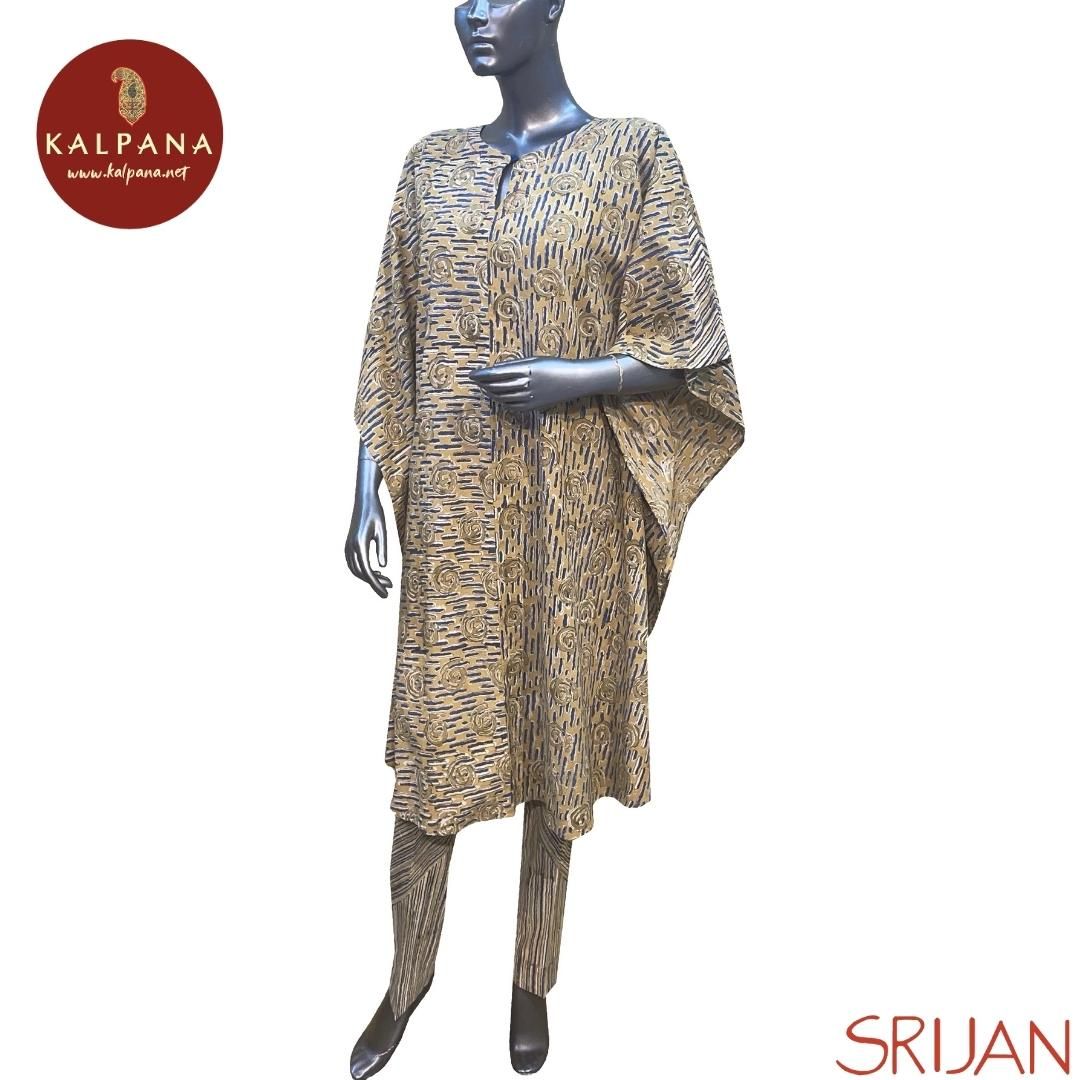 Kalamkari Kaftan Pure Cotton Co-ord Set