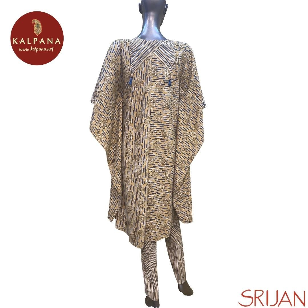 Kalamkari Kaftan Pure Cotton Co-ord Set