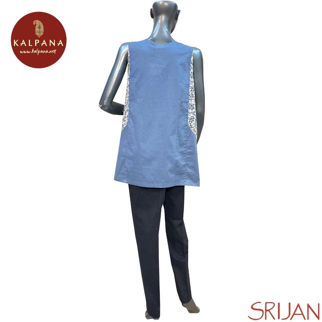 Kalamkari Princess Line Pure Cotton Top - Kalpana