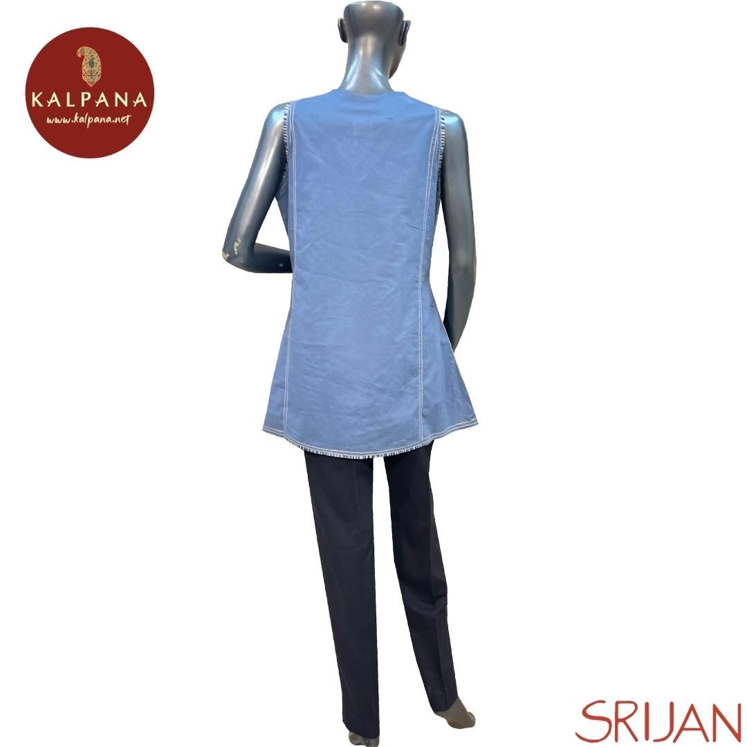 Kalamkari Princess Line Pure Cotton Top - Kalpana
