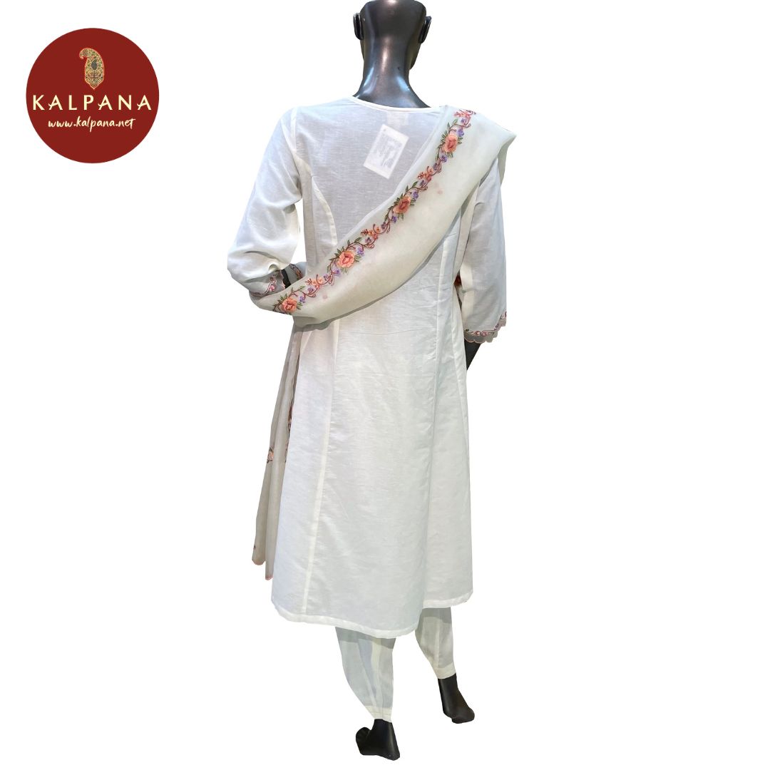 Parsi Gara A Line Pure Cotton Satin Salwar Kameez