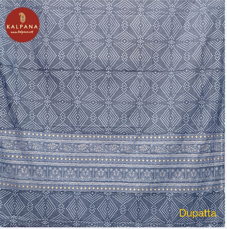 Printed Blended SICO Cotton Unstitched Suit - Kalpana