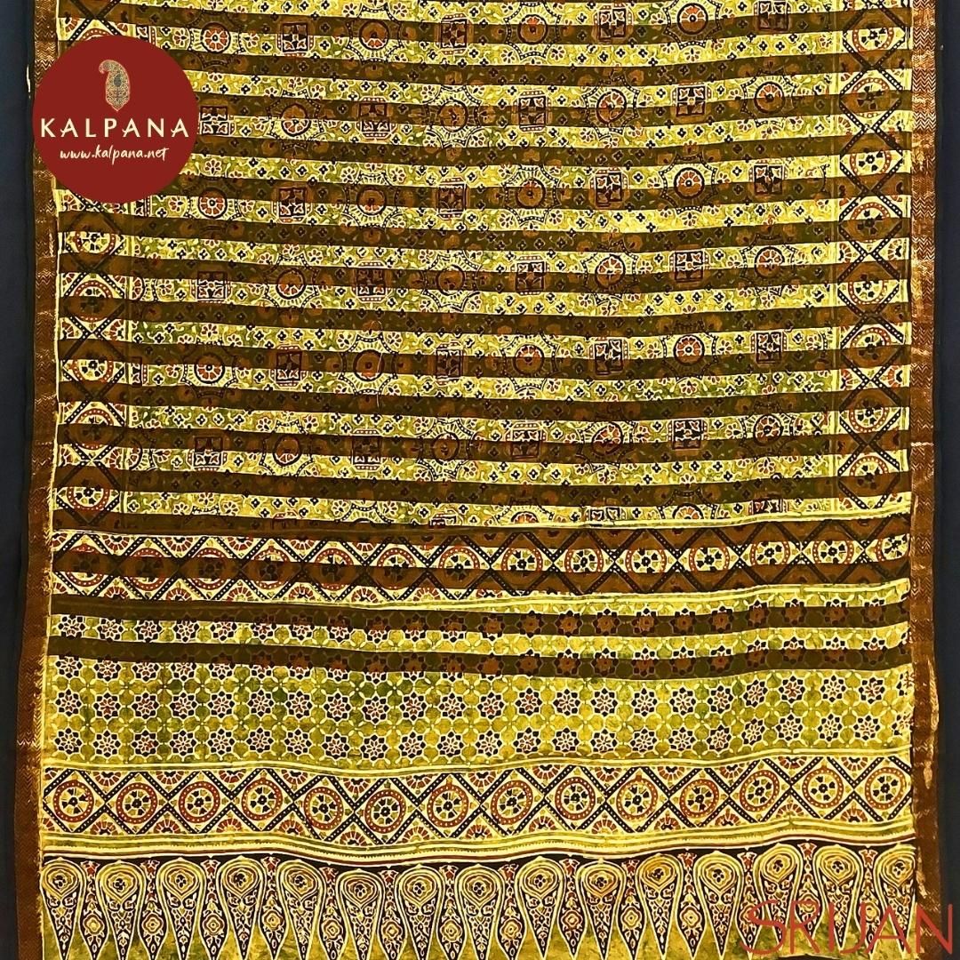 Ajrakh Princess Line Pure Chanderi Salwar Kameez