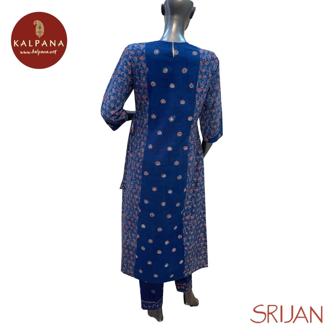 Ajrakh Angarakha Line Pure Cotton Co-ord Set - Kalpana