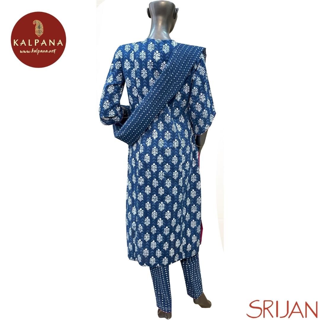 Indigo Princess Line Pure Cotton Salwar Kameez