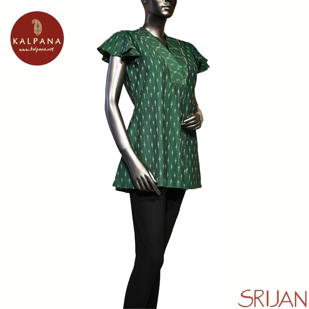 Ikat Small Kalidaar Pure Cotton Top