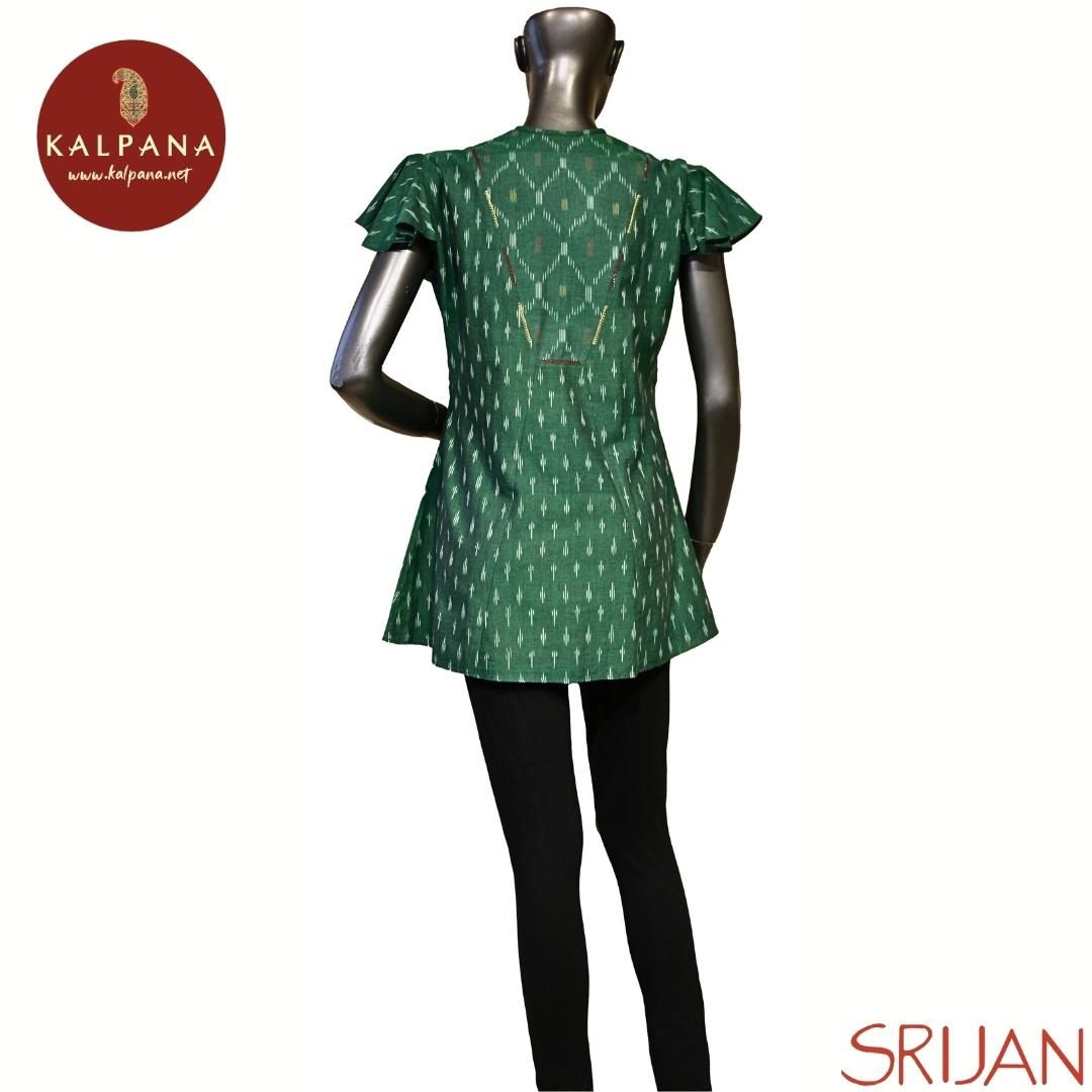 Ikat Small Kalidaar Pure Cotton Top