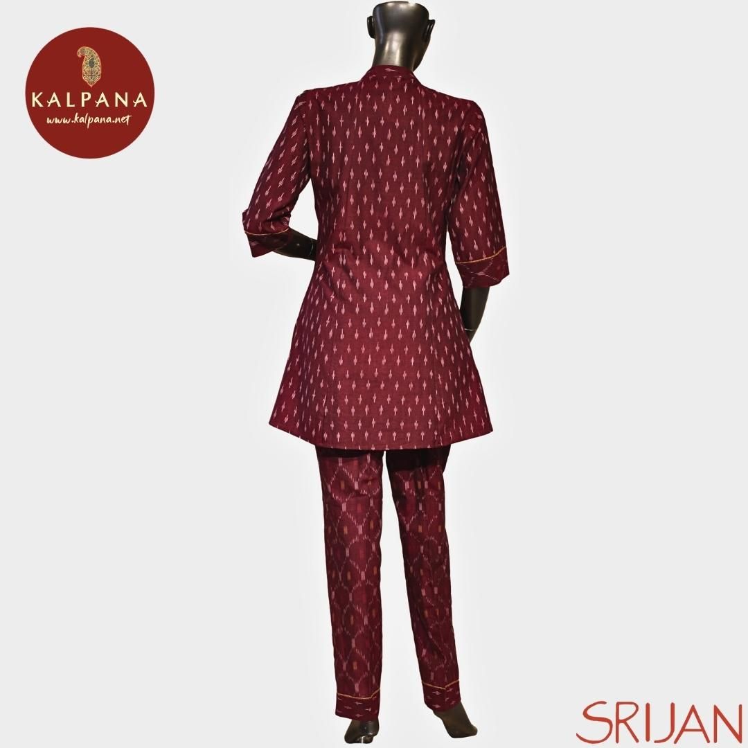 Ikat Small Kalidaar Pure Cotton Co-ord Set