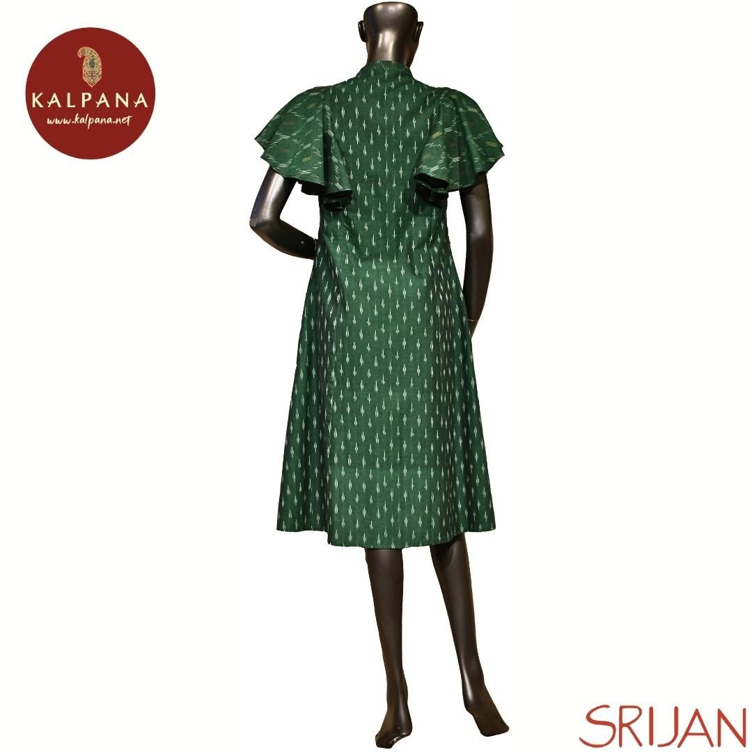 Ikat Princess Line Pure Cotton Dress - Kalpana