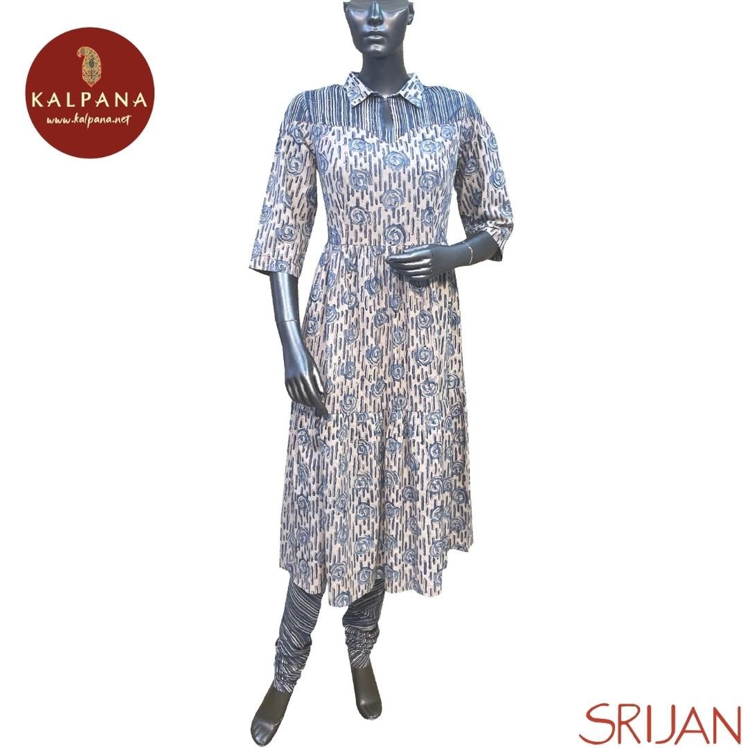 Top : Kalamkari Small Kalidaar Pure Cotton Shirt with All Over Printed and Self Border.
Bottom : The Cotton Chudidaar is Blue.
Perfect for Semi Formal Wear. Recommended for Summer season(s). Dry Clean Only
Country Of Origin:India
Weight: 300 gms
