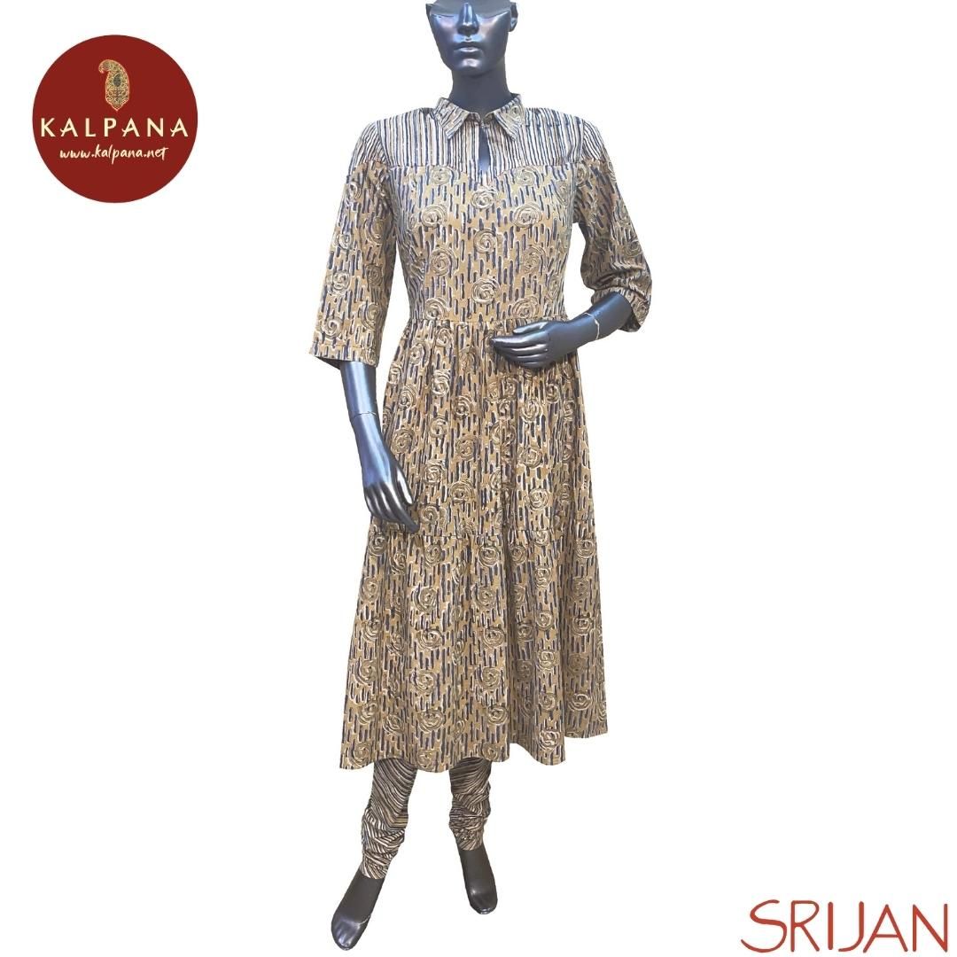 Top : Kalamkari Small Kalidaar Pure Cotton Shirt with All Over Printed and Self Border.
Bottom : The Cotton Chudidaar is Green.
Perfect for Semi Formal Wear. Recommended for Summer season(s). Dry Clean Only
Country Of Origin:India
Weight: 300 gms