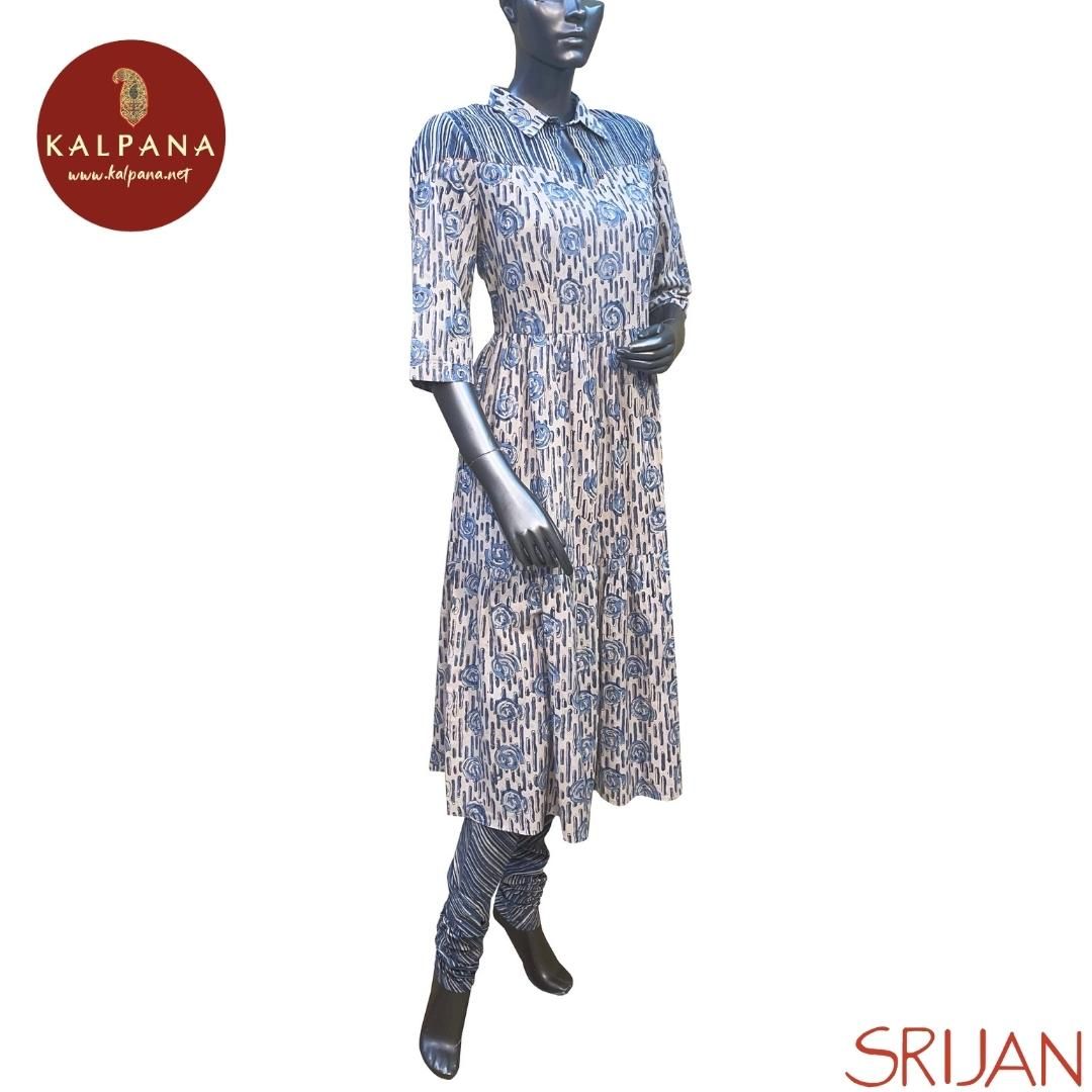 Kalamkari Small Kalidaar Pure Cotton Co-ord Set