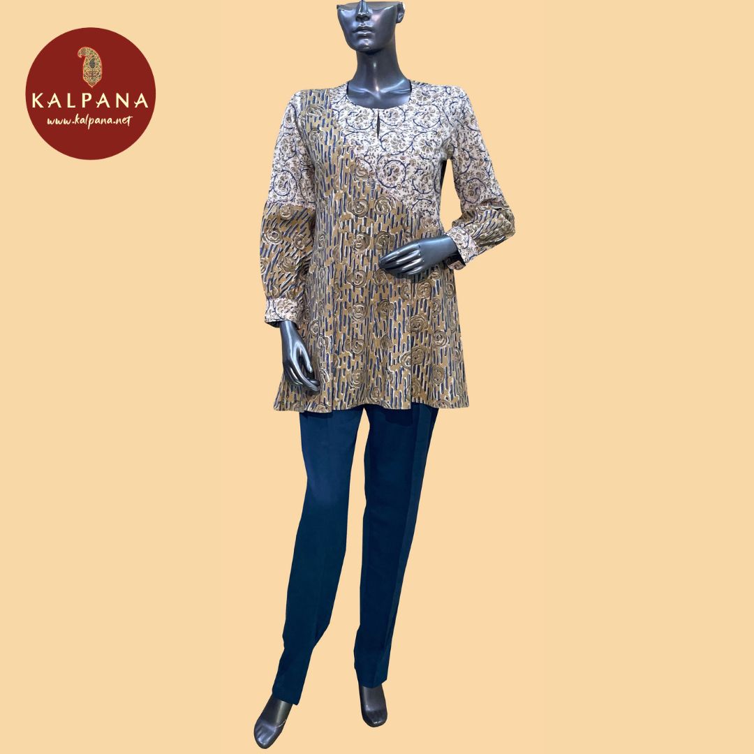 Kalamkari Long A Line Pure Cotton Top. Perfect for Semi Formal Wear. Recommended for Summer season(s). Dry Clean Only
Country Of Origin:India
Weight: 350 gms