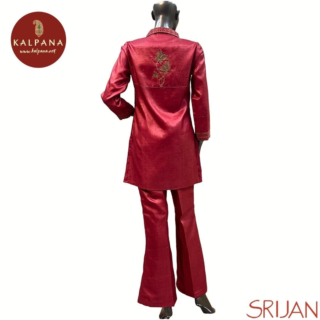 Madhubani A Line Pure Tussar Co-ord Set