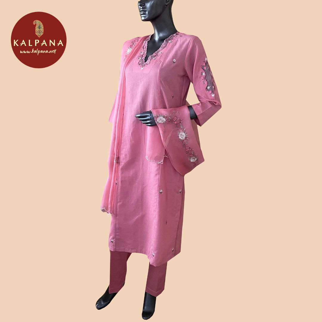 Parsi Gara Princess Line Pure Linen Salwar Kameez
