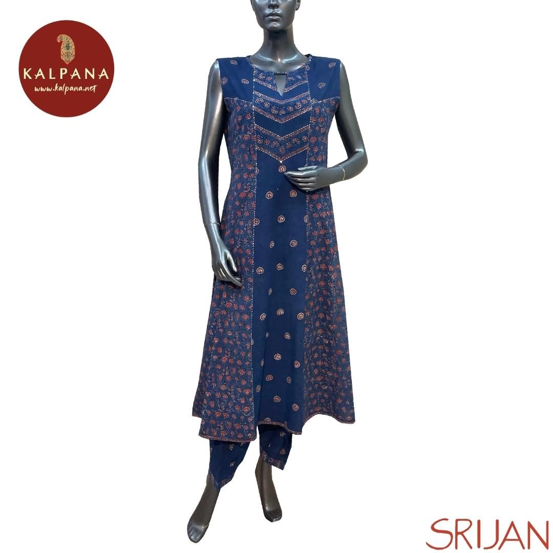 Top : Ajrakh Princess Line Pure Cotton Shirt with All Over Printed and Self Border.
Bottom : The Cotton Salwar is Blue.
Perfect for Semi Formal Wear. Recommended for Summer season(s). Dry Clean Only
Country Of Origin:India
Weight: 300 gms