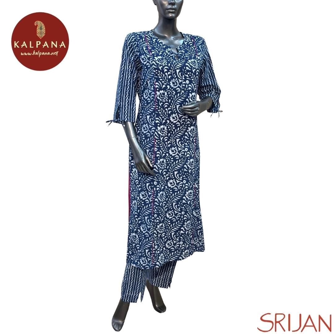 Indigo Princess Line Pure Cotton Co-ord Set