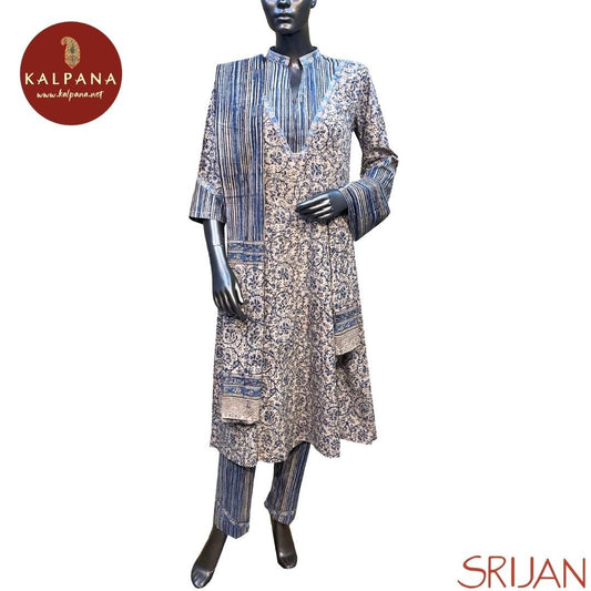 Top : Kalamkari Kalidaar Pure Cotton Shirt with All Over Printed and Self Border.
Dupatta: It comes with Self matched Blue color Printed Malmal Dupatta with Printed Border.
Bottom : The Cotton Pant is Blue.
Perfect for Semi Formal Wear. Recommended for Summer season(s). Dry Clean Only
Country Of Origin:India
Weight: 350 gms