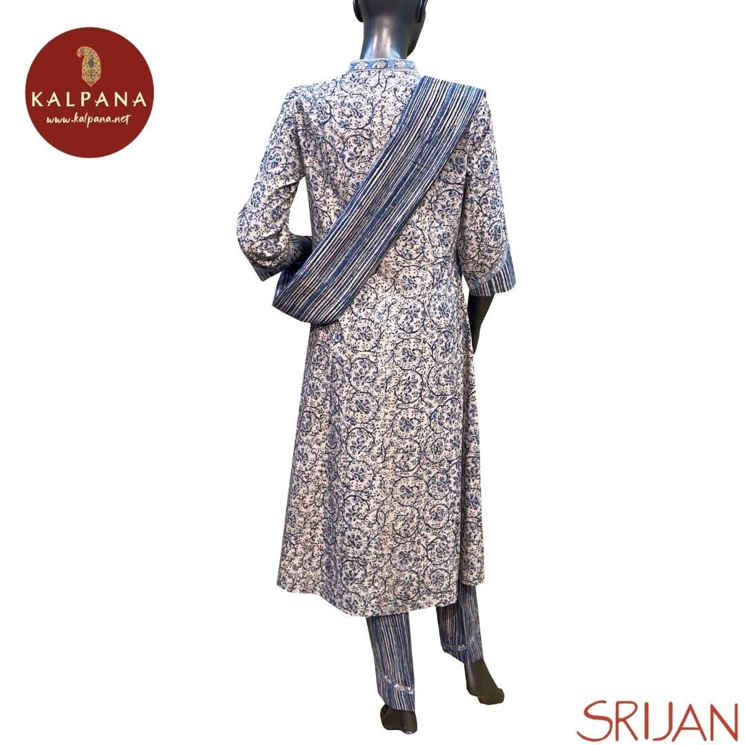 Kalamkari Kalidaar Pure Cotton Salwar Kameez