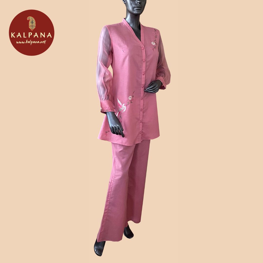 Parsi Gara A Line Pure Linen Co-ord Set