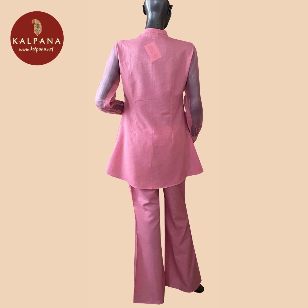 Parsi Gara A Line Pure Linen Co-ord Set - Kalpana