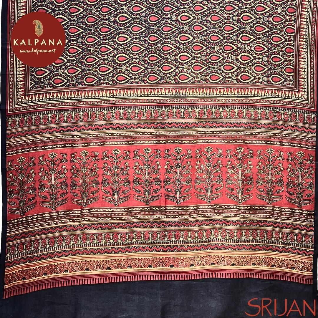 Kurrupur A Line Blended Munga Tussar Salwar Kameez