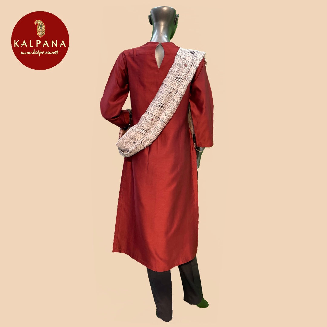 A Line Pure Chanderi Salwar Kameez