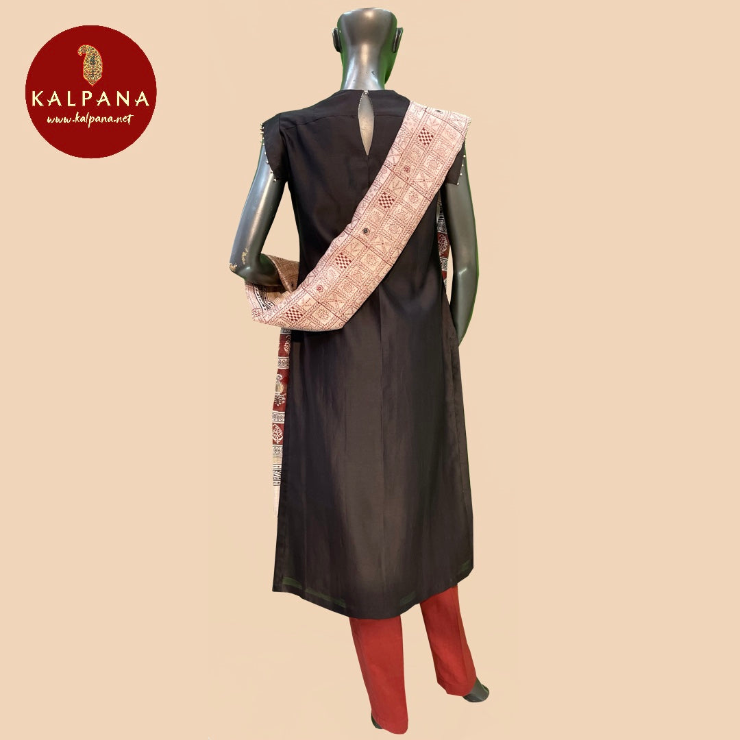 A Line Pure Chanderi Salwar Kameez
