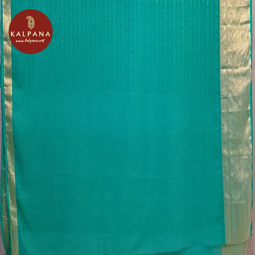 Woven Zari  Georgette Saree