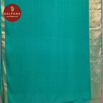 Woven Zari  Georgette Saree