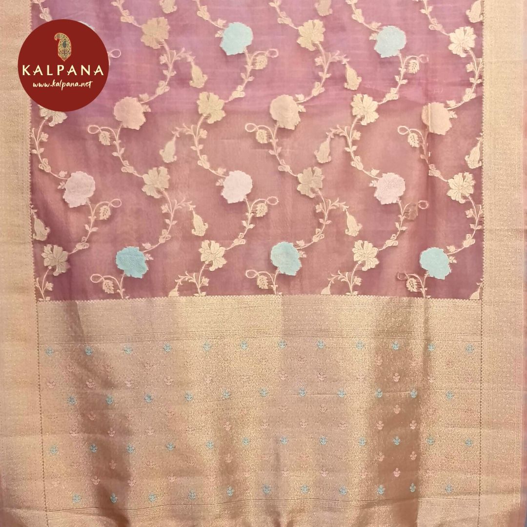 Woven Zari  Organza Saree