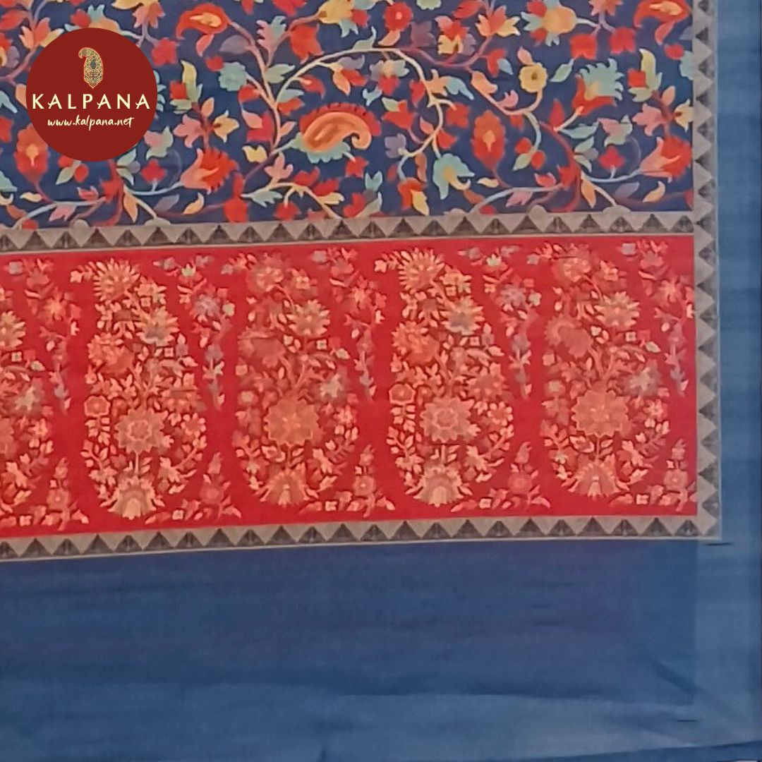 Printed Cotton Tusser Saree - Kalpana