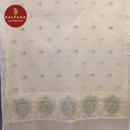 Embroided Blended SICO Cotton Saree