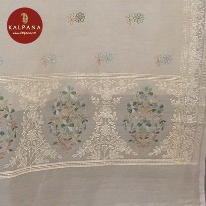 Embroided Blended SICO Cotton Saree