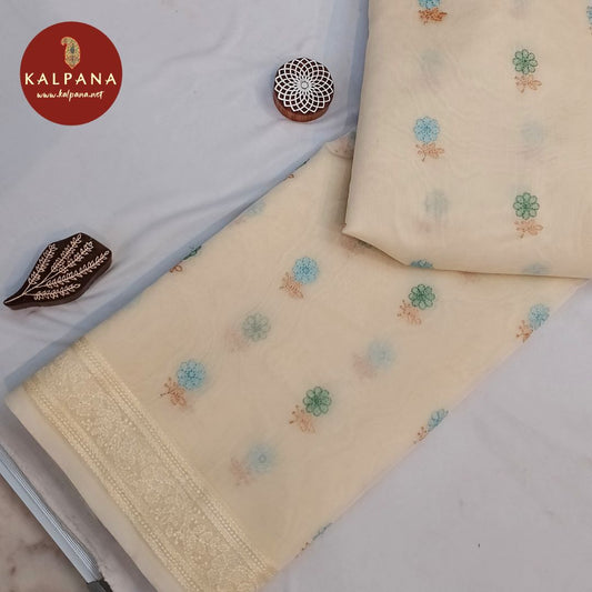 Ivory Embroided SICO Cotton Saree
with Embroidered Ivory Color Palla
The Ivory Colored Embroided SICO Cotton Unstitched Blouse
Which is Perfect for Semi,Formal,Wear in Summer season(s). Dry Clean Only.
Saree 5.4 mts
Blouse 0.8 mts
Country Of Origin:India
Weight: 500 gms