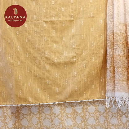 Handloom Embroided Cotton Unstitched Suit