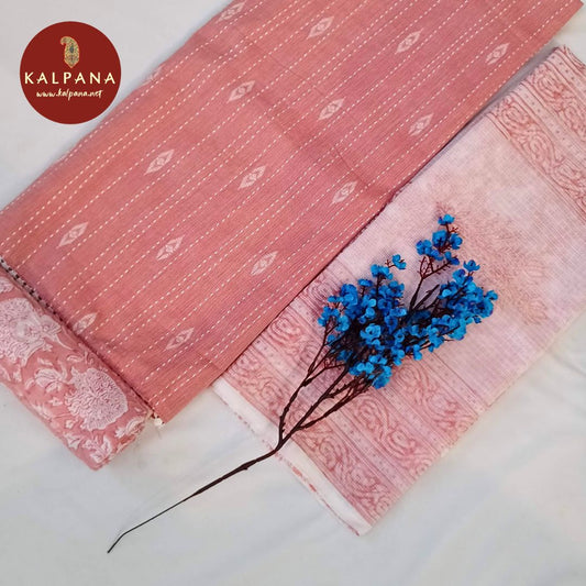 Shirt: Light Onion Coloured Embroided Pure Cotton Unstitched Suit.
Dupatta: Light Onion Color Embroided Cotton Dupatta.
Bottom: Light Onion Pure Cotton Bottom.
Perfect for Semi,Formal,Wear. 
Recommended for Summer season(s). Dry Clean Only
Shirt Fabric: 2.5 mts
Salwar Fabric: 2.4 mts
Dupatta: 2.4 mts
Country Of Origin:India
Weight: 500 gms