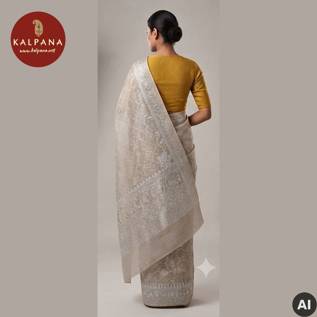 Woven Blended SICO Cotton Saree - Kalpana