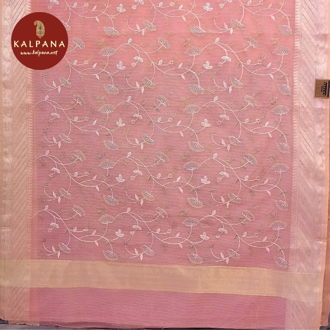 Embroided Blended SICO Cotton Saree