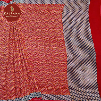 Printed Crepe Saree