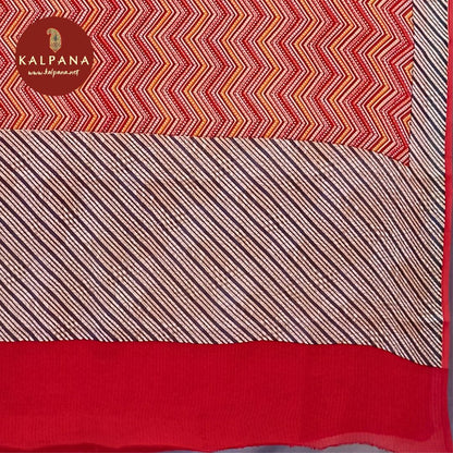Printed Crepe Saree
